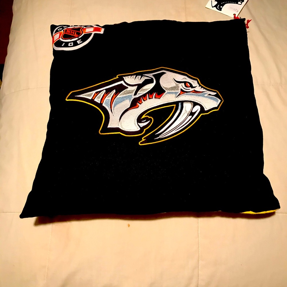 Nashville Predators hockey pillow